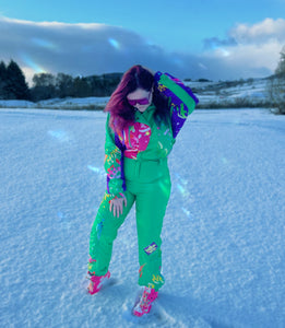Vintage Pepper & Snow Ski Snow Suit