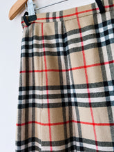 Load image into Gallery viewer, Vintage Reworked Burberry Nova Check Skirt
