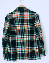 Load image into Gallery viewer, Vintage Tartan Blazer Jacket
