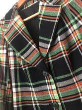 Load image into Gallery viewer, Vintage Tartan Blazer Jacket
